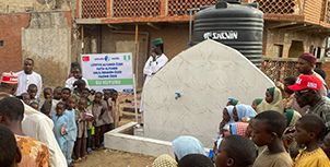 Afrika Şadırvanlı Su Kuyusu