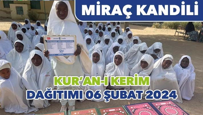 Miraç Kandili Kur'an-ı Kerim Dağıtımı 2024