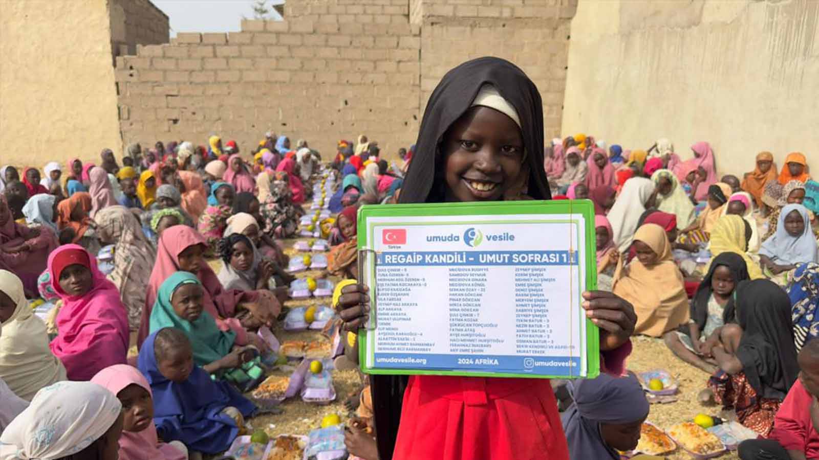 Afrika Regaip Kandili Sofrası